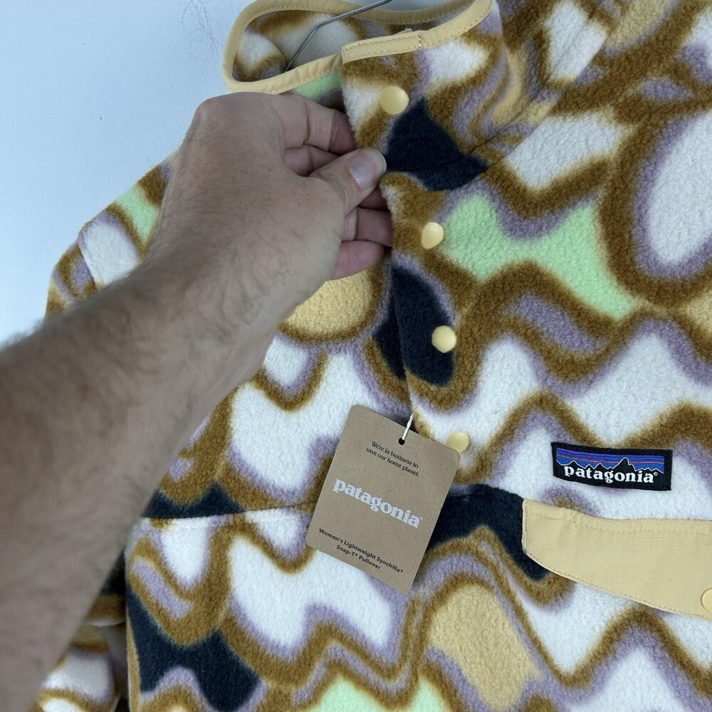 Patagonia Women's Lightweight Synchilla Snap-T Pullover Sweater Sz Xs 25455 SCNL - Picture 4 of 10